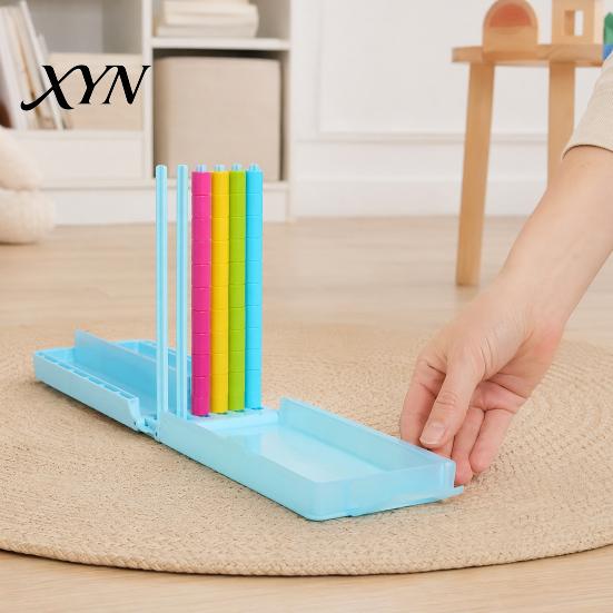 Jeu de tri et d'empilement 1/2 ensembles, Jeu de puzzle d'empilement d'anneaux arc-en-ciel pour le développement de la pensée logique Enfants Adultes, Jeu de plateau Défi Soirée en famille,