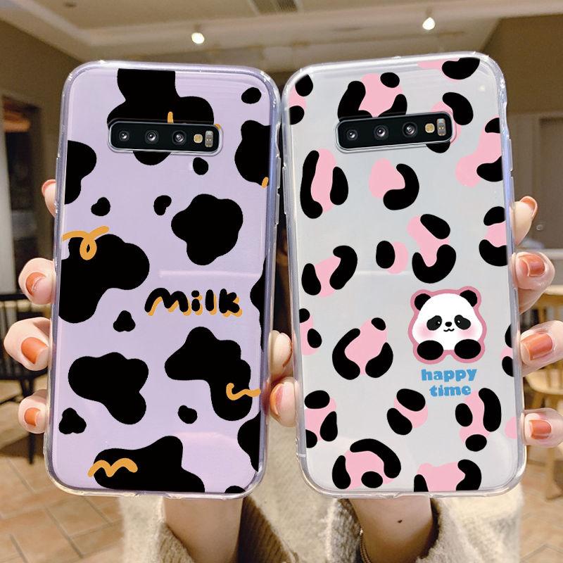 Clear Case For Samsung Galaxy S10 S10E S 10 Plus S9 S20 FE S20 10 Plus Lite Leopard Soft TPU Shell Silicone for Samsung S10+