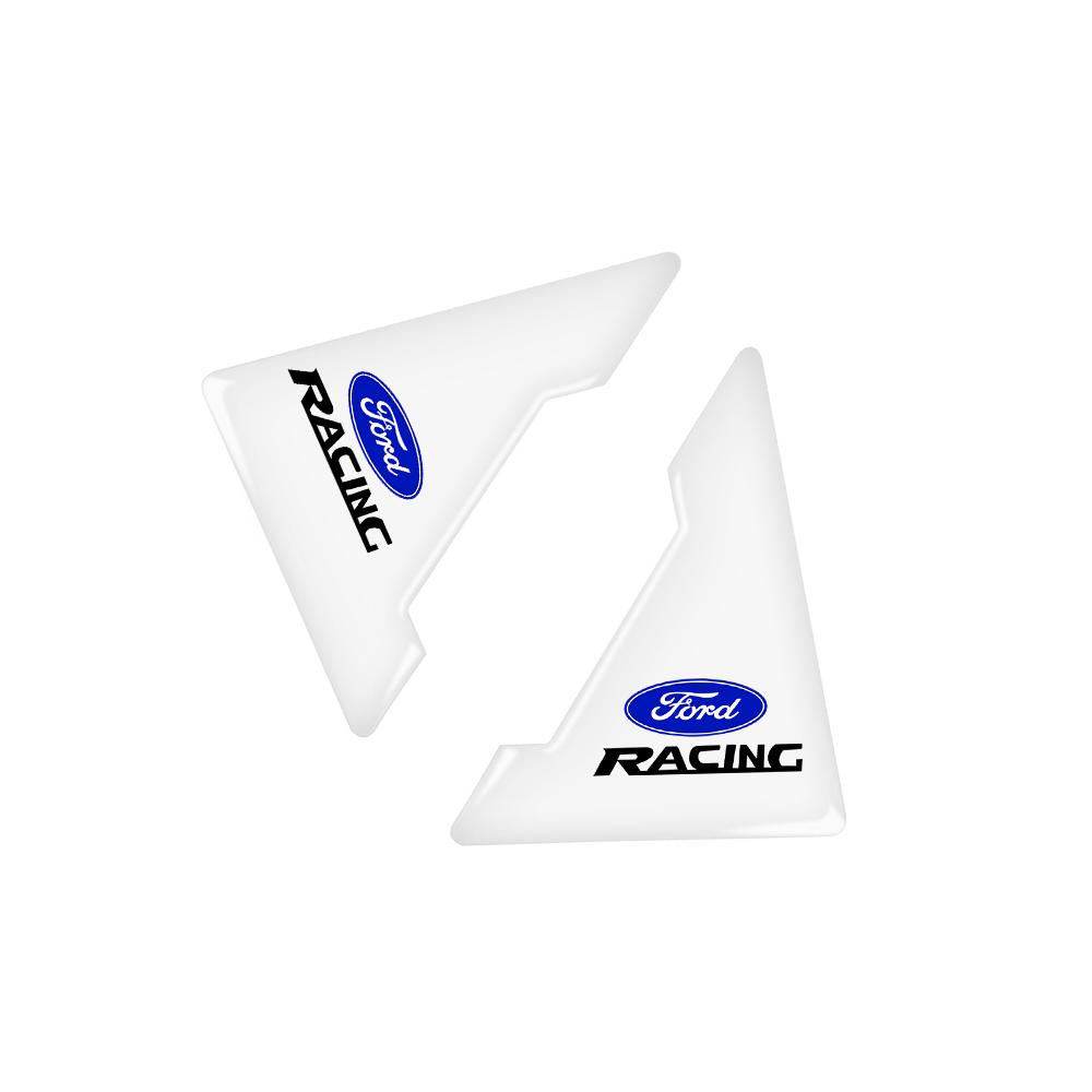 

Car Sticker 2Pcs Transparent Car Door Corner Covers Anti Collision Protection Stickers For Ford Ranger Focus Kuga Mustang Mondeo