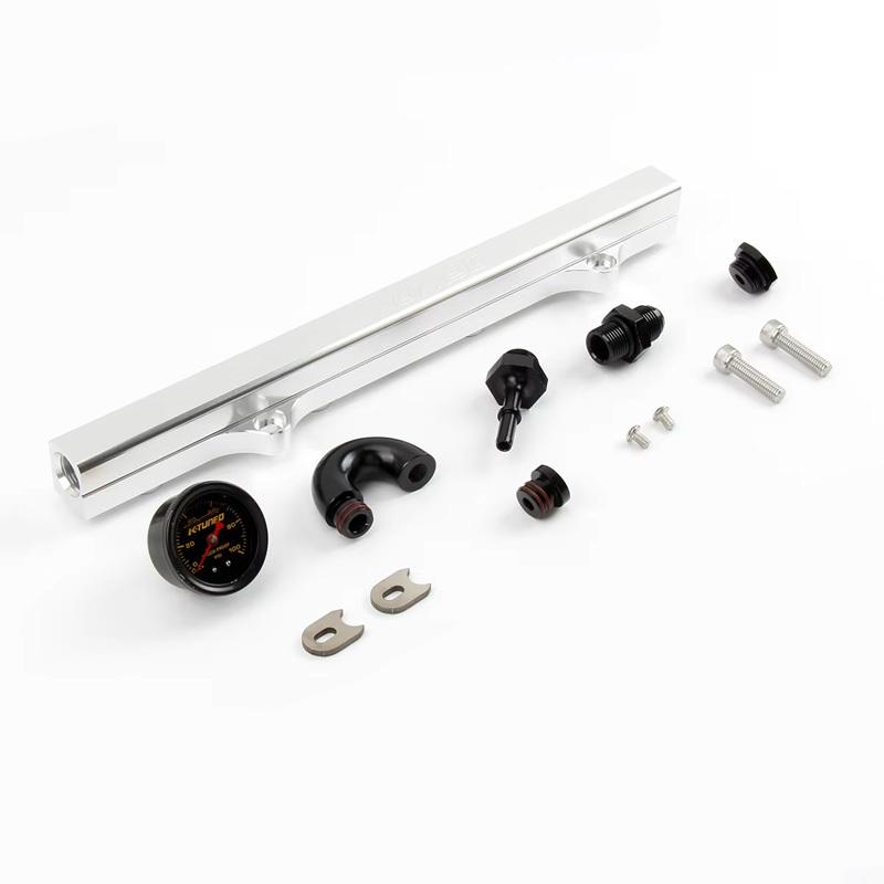 Suitable for Honda Civic K20 K24 FD2 CL7 DC5 Fuel Rail K Series Fuel Rail with Oil Pressure Gauge