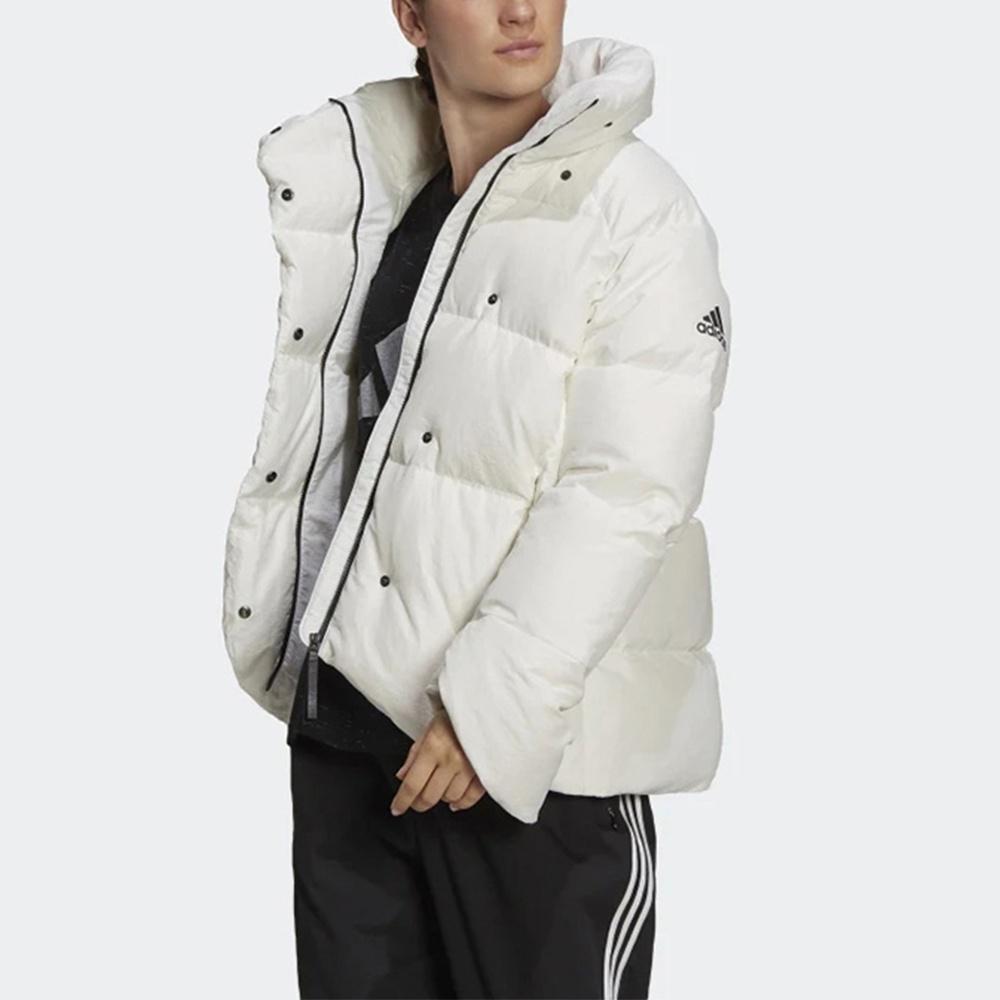 (WMNS) adidas Big Baffle Jacket Asia Sizing 'White' Women's GT6542