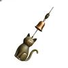 Metal Kitten Wind Chimes Outdoor Garden Decoration Harmonious Sound Rustproof