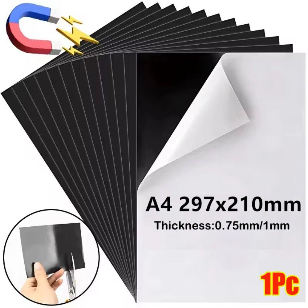 Flexible Magnetic Mat Sheets A4 Rubber Magnet New Magnet Sheet Fridge Crafts Photo Picture Decor