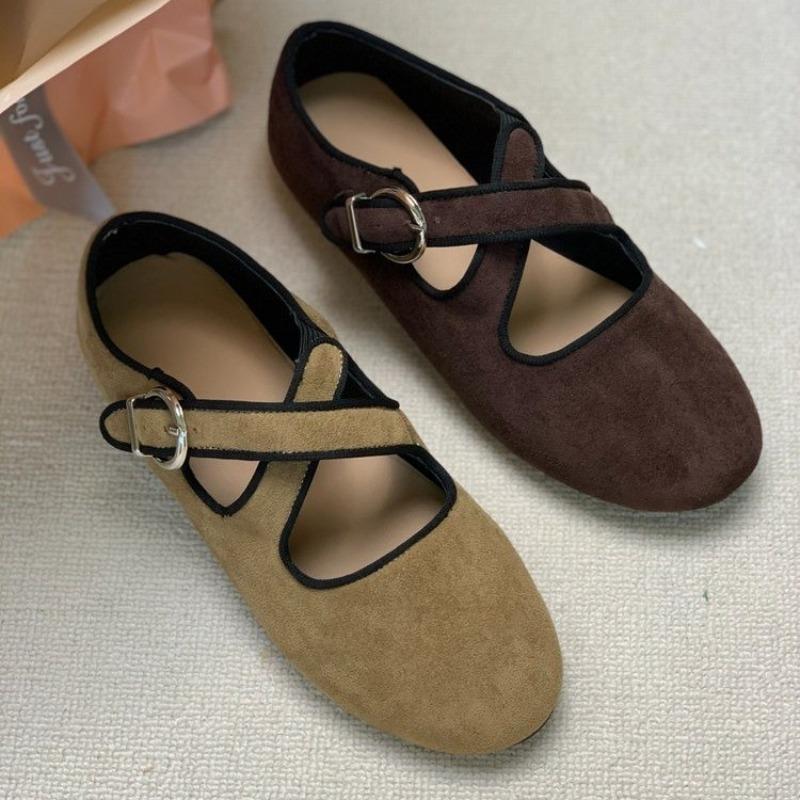 Fashion 2025 Spring and Autumn New Retro Women's Fashion Round Toe Mary Jane Single Shoes