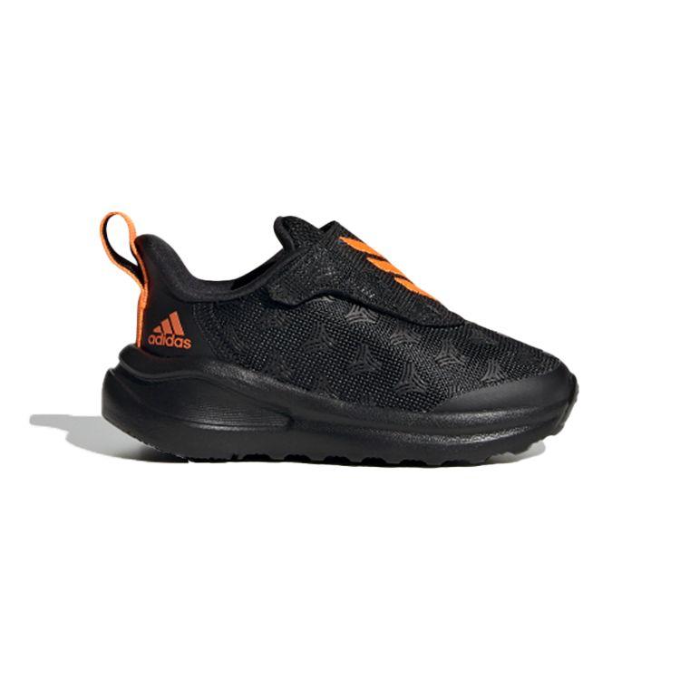 Adidas Originals Pure E Synthetic Leather Retro Durable Breathable Low-Top Walking Shoes Baby Shoes Black FW4018