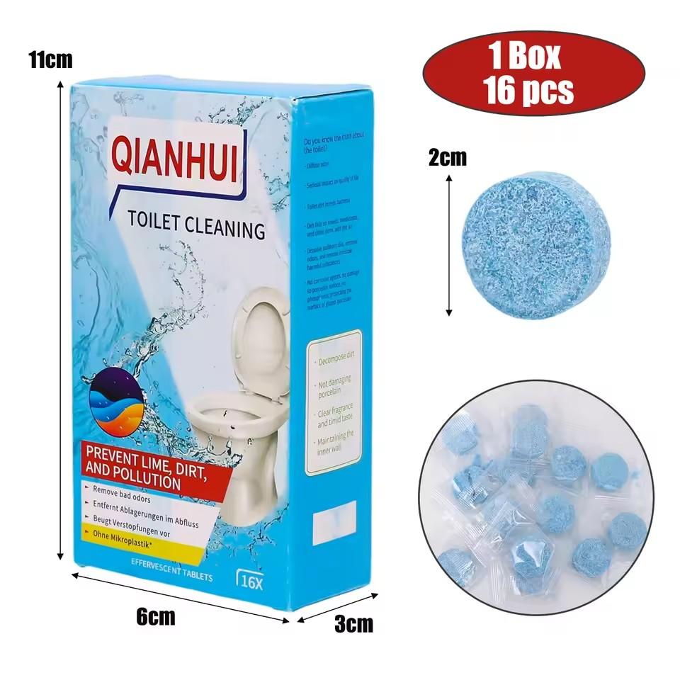 Powerful Toilet Cleaner for Descaling Deodorizing Long Lasting Effect Toilet Deodorizer Tablets for Bathroom