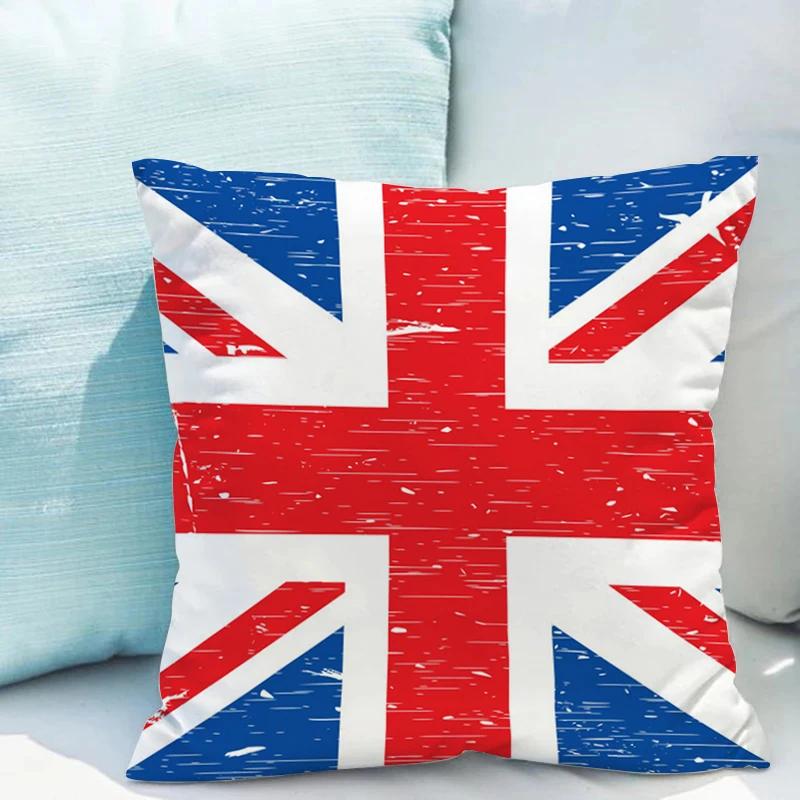 British Style London Cushion Covers Pillow Cases Decorative Sofa Cushions Sleeping Pillows Room Decor Pillowcases Cover