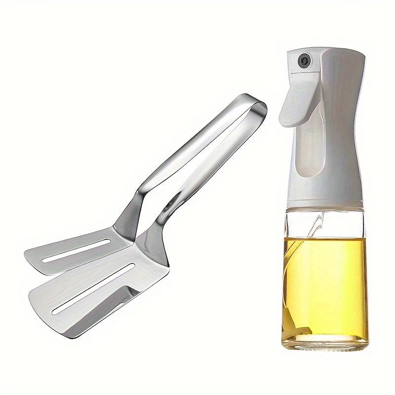 Silvery Stainless Steel Steak Clip Pancake Fried Fish Roast Meat Clip Barbecue Pliers Bread Clip Camping Household Kitchen Tools