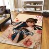 Heartflower Dreams Custom Name Carpet Rug For Living Room Bedroom Home Sofa Decoration Kids Play Nonslip Floor Mat