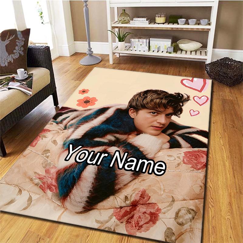 Heartflower Dreams Custom Name Carpet Rug For Living Room Bedroom Home Sofa Decoration Kids Play Nonslip Floor Mat
