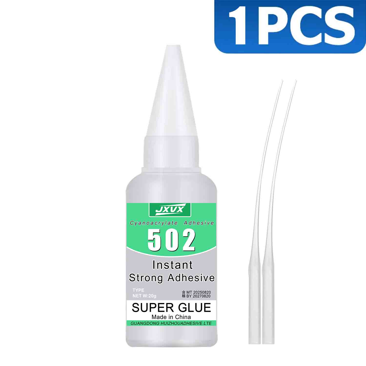 

502 Liquid Cyanoacrylate Instant Strong Glue Super Glue – Ultra Strong Instant Adhesive, Quick Bonding for Metal/ Plastic/ Wood/ Ceramic Repair