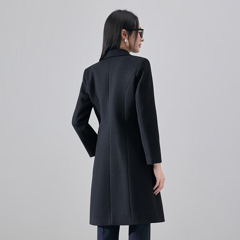 Women's Professional Padded Woolen Uniform Coat