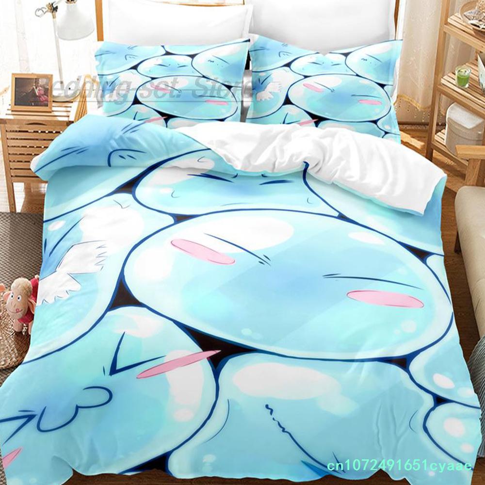 That Time I Got Reincarnated As A Slime Bedding Set Single Twin Full Queen King Size Bed Set Aldult Kids 3D Print Anime Cartoon
