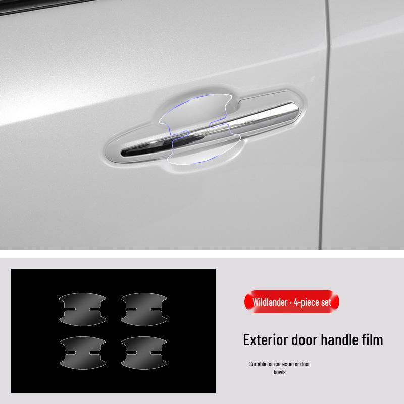 

Защитная пленка из ТПУ для углов дверей Toyota Venza - Защита передних и задних треугольников от царапин. See description