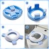 Portable Travel Potty for Toddlers Kids, Foldable Baby Potty Training Toilet Seat with Travel Bag and Storage Bag