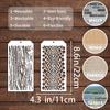 New Style, 12 Pieces, Grid Texture Theme, Template, DIY Theme, Manual Account Drawing, Hollow DIY Template, Home Decoration