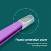 Xiaomi Stainless Steel Eyebrow Tweezers Hollow Colored Tweezers Multi-purpose Slanted Mouth Tweezers Beard Removal Eyebrow Clip