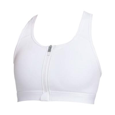 Dri-Fit Swoosh Rits-Voorkant Medium Ondersteuning Sportbeha Dames Ondergoed Wit DD1206-100