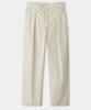 Kueo Supima Cotton Slouch Trousers (Ivory)