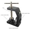 Aluminum Desktop Clamp C Clamp for Camera Tripod Head with 1/4Inch Connection Adapter Desk Mount Clamp