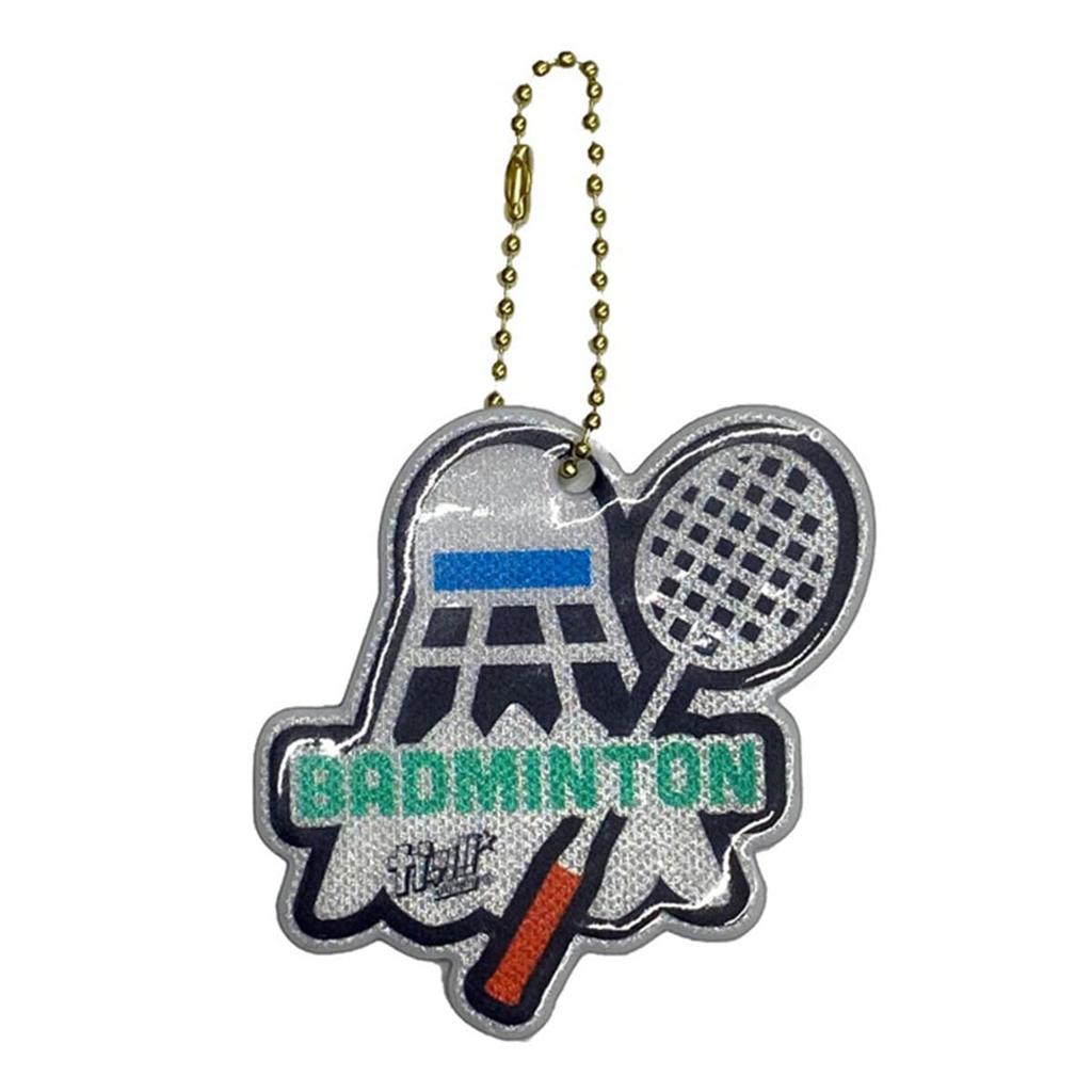 Marushin Badminton Club Retirement Reflective Nighttime 0605015000 Guts!! Keychain, Gift, Keychain, Safety,
