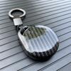 Carbon Fiber Painting Remote Key Shell Case Cover Fob Holder+Keychain For Harley X48 883 1200 Street Glide