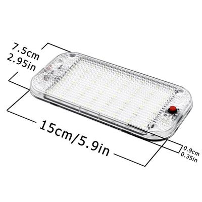 12v-24v Ultradünne Auto LED Innenleuchten LKW Innenraum Kabine Lese Touring Cross Zelt Fahrzeug Dreirad Wohnmobil Licht 2 Stück