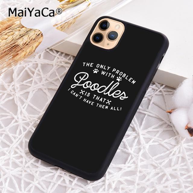 MaiYaCa Poodles Cartoon Girly Cute Style Phone Case For iPhone 17 Air 16 15 Plus 11 12 13 14 Pro Max Shell Coque