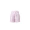 Blacknini Yin Huafu "Heart Set" European Linton Round Neck Pink Tweed Classic Style Vest/Shorts