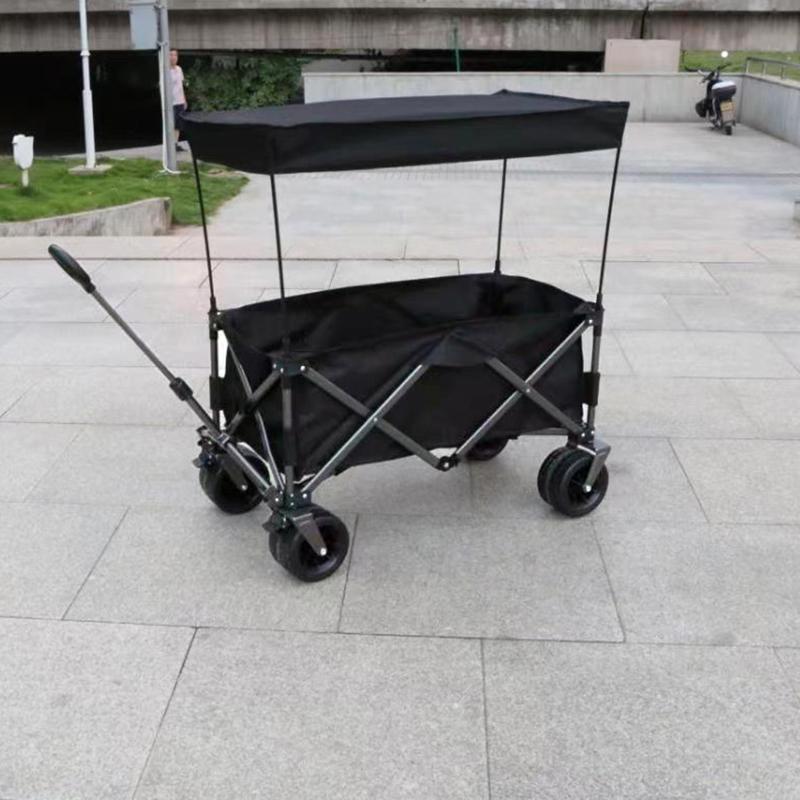 Camping Trolley Cart Canopy Removable Awning Canopy For Wagon Attachment Sun Shade Cover For Trolley Cart Sun Shelters