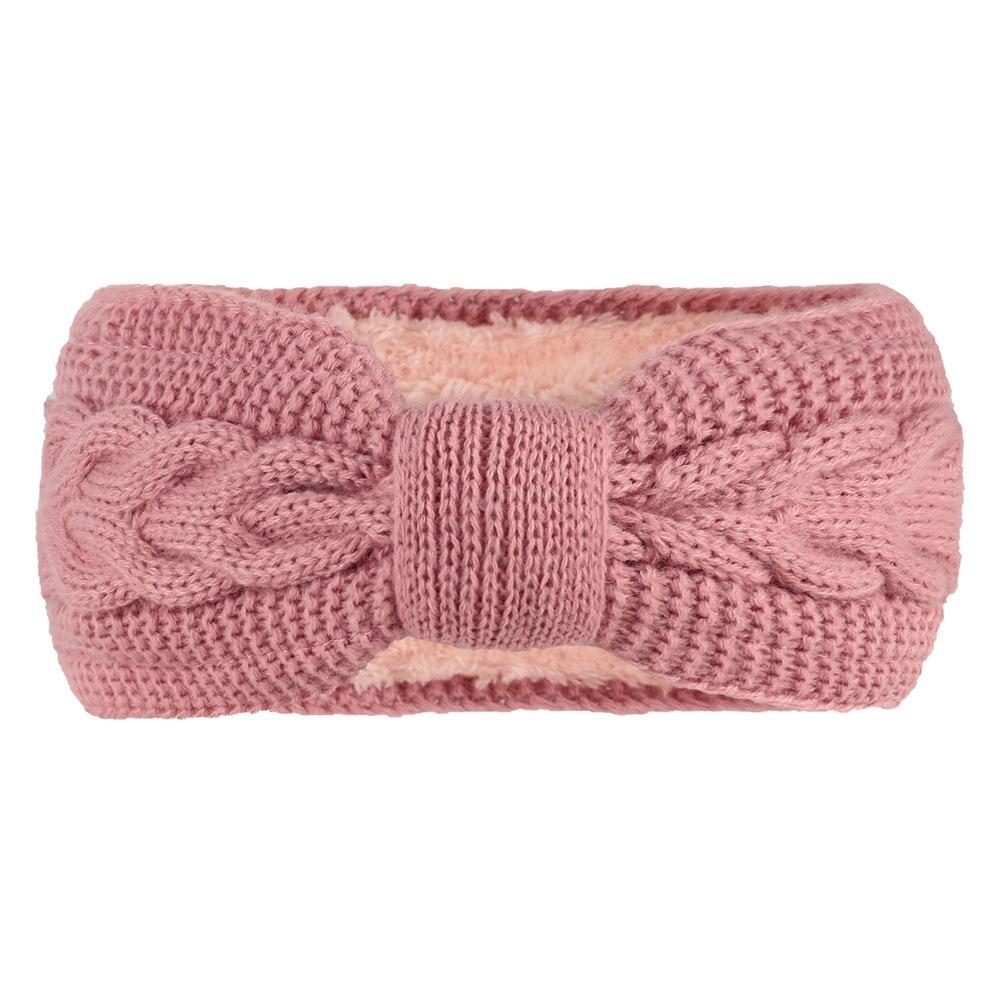 

Warm Women Headbands Knitted Ear Warmer Winter Crochet Turban Girls Hair Band фіолетовий