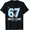 Iced 67 Hockey Puck Sticks Vintage Graphic T-shirt