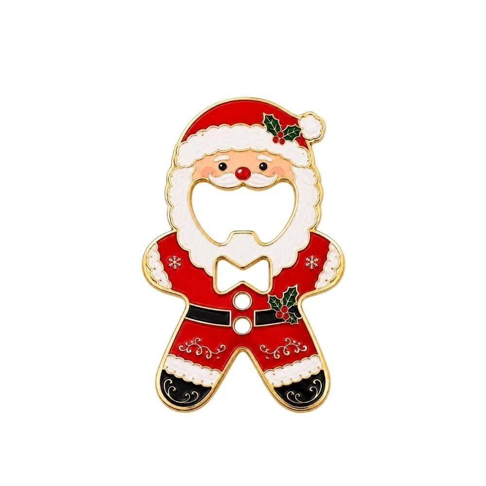 Reindeer Christmas Series Bottle Opener Christmas Tree Santa Claus Beer Opener Christmas Gloves Fridge Magnet Party Favors