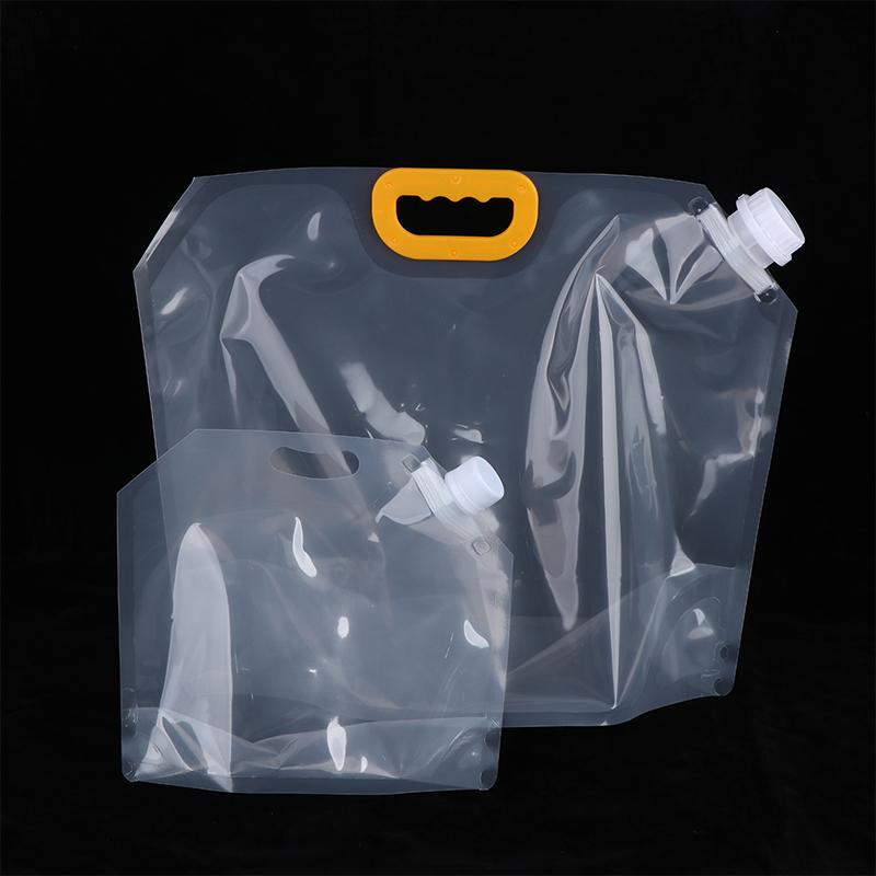 5 Stück 1L-10L Faltbarer Wasserbehälter Wasserspeicherkanister Tasche für Outdoor Camping Wandern Notfall-Überleben