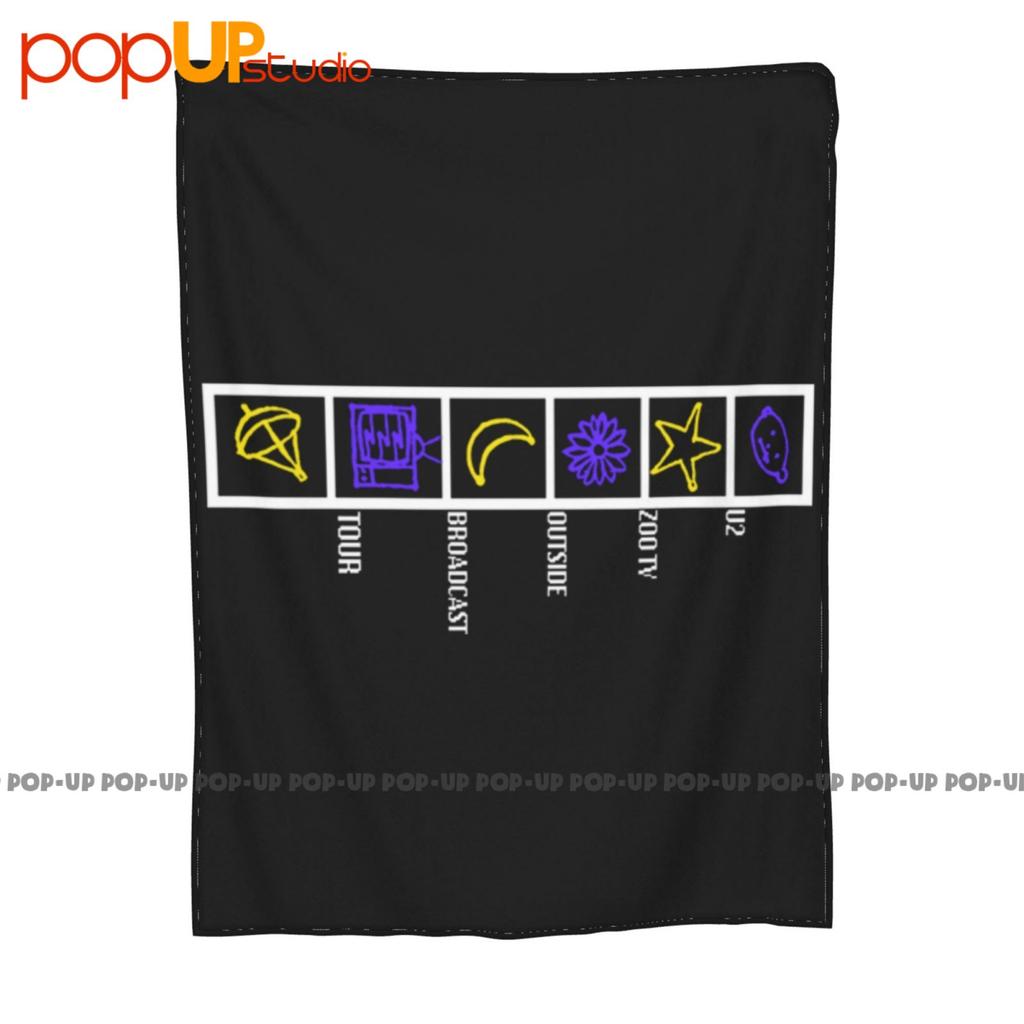 Euc U2 Zoo Tv Tour 1992 Look Rare Hard To Find Ultra-Soft Blanket Quilt Winter Sofa Cover Bed Covers