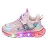 Kids Sneakers Toddler Sports Shoes with Lights Breathable Anti-skid Princess Shoes Children Running Trainers