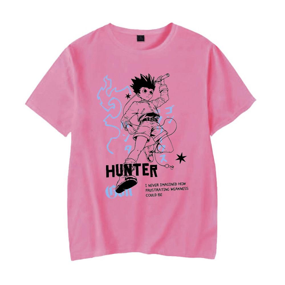Punkové Anime Hunter x Hunter Prané Pánské Bavlněné Oblečení Grafické Manga Harajuku Trička Unisex Letní Top Pánské Streetwear