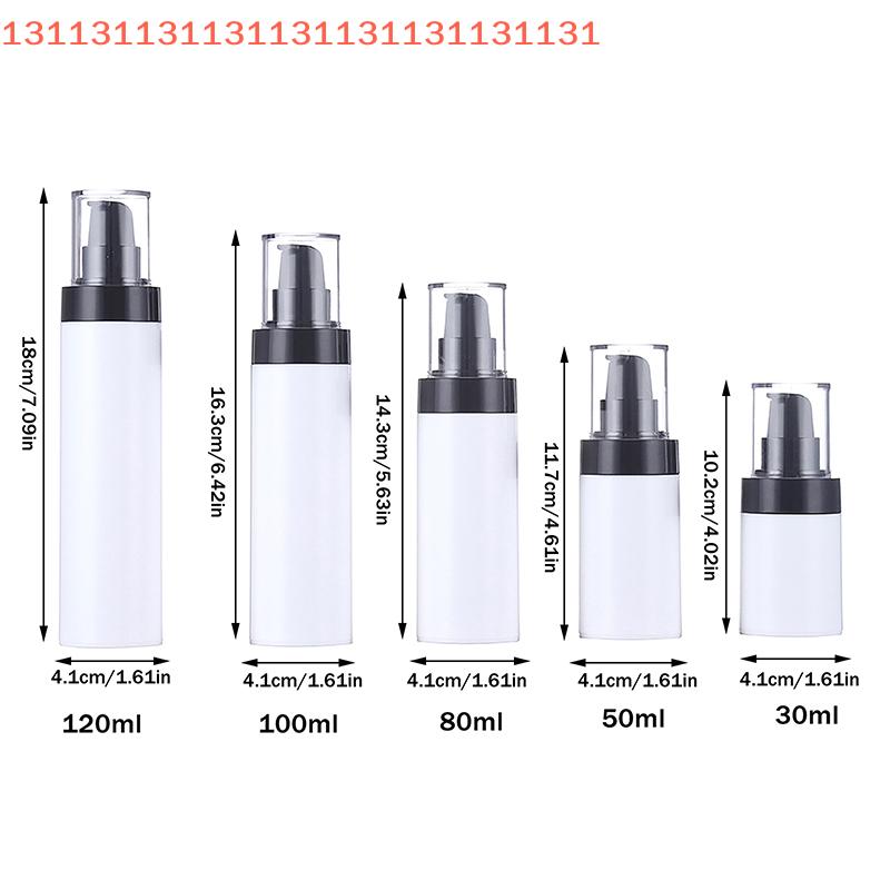 Travel Pump Bottle Dispenser Empty Lotion Bottles Refillable Cosmetic Container Press Type Women Make Up Moisturizers 30ml-120ml