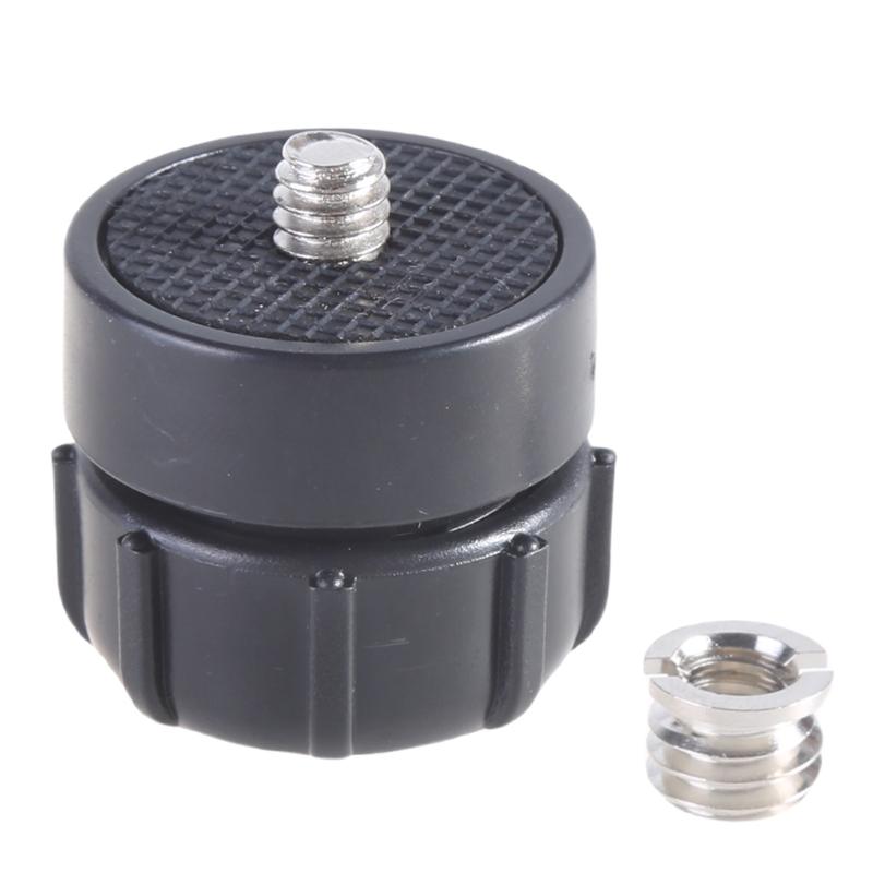 Camera Mount Adapter 17mm Balls to 1/4" 3/8" Screw Joint for Microphone Stands & Phone Holders Video Recording Equipment