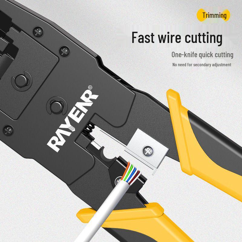 Ruineng Professional Cat 6 Network Crimping Tool Set with Multifunctional Tester