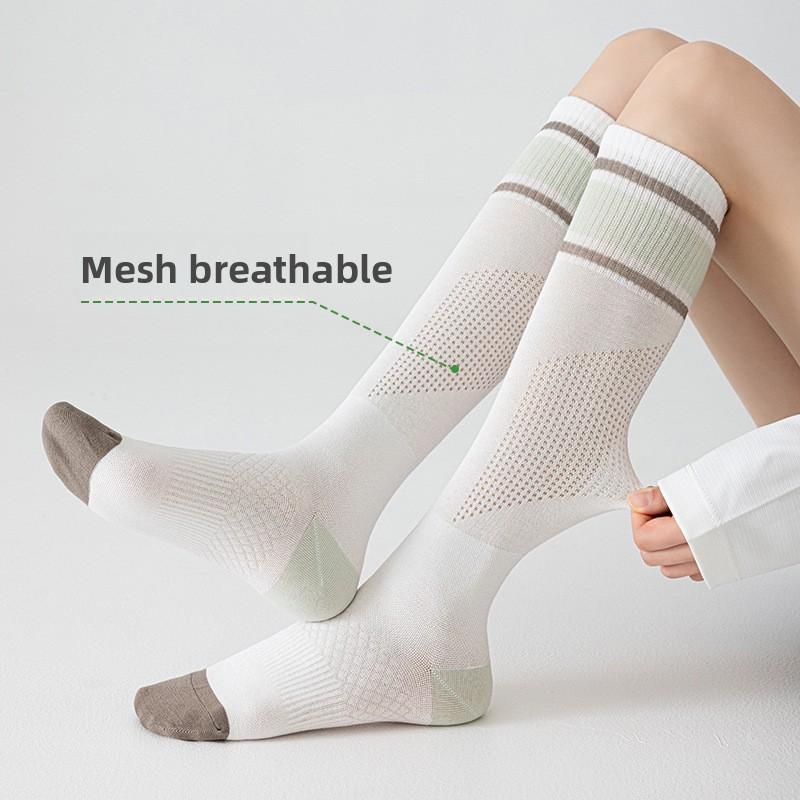 Exercise Function Short Leg Stockings for Children in Summer, for Jump Rope Training, Compression Elastic, Slimming Leg, Pressure Stockings, Long Tube