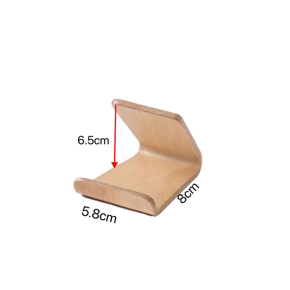 Birch Minimalist Multi-functional Wooden Phone Stand