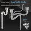 Kitchen Sink Drain Pipe Set
