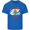 Torn Lebanon Flag Lebanese Day Football Unisexs Light Cotton TShirt