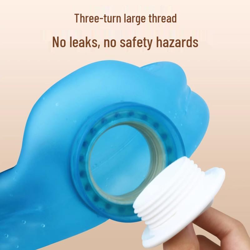 U-förmiger Heißwasserbeutel für die Halswirbelsäule: Explosionsgeschützter verdickter Schal-Kissen für Nacken-, Schulter- und Kopfschmerzlinderung.