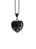 Gothic Victorian Heartshaped Pendant Necklace With Alloy Material For Fashion Enthusiasts