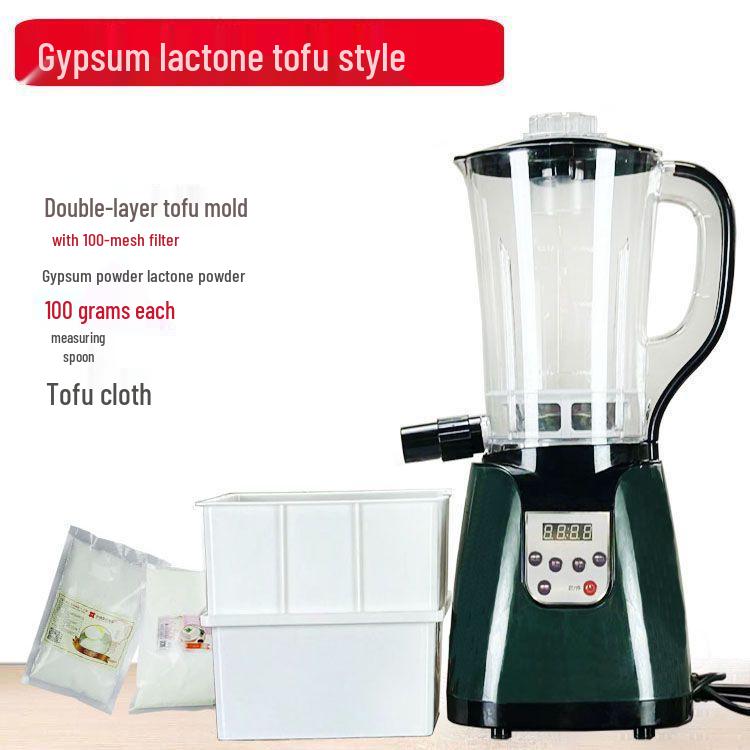 Compact Automatic Tofu & Soy Milk Maker, Rice Noodle, Douhua, and Rice Paper Grinder