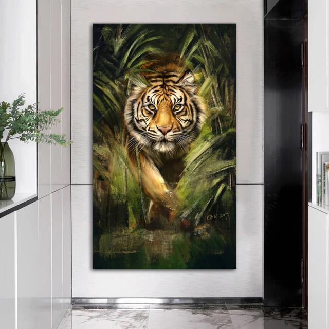 Gorilla Monkey Leopard Tiger Animal Canvas Painting Black And White Wall Art Picture For Living Room Modern Poster Home Decor