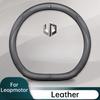 For Leapmotor T03 C11 C01 Leather Car Steering Wheel Cover Anti Slip Breathable Protecter Cover Auto Accessories
