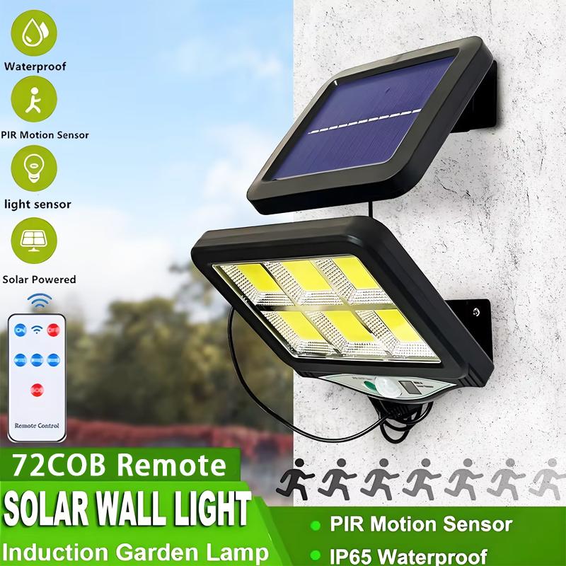 LED Solar Split Wall Lamp 3 Mode Waterproof Motion Sensor Lamps Garden Street Lighting Solar Lamp For Garage Security Wall Light